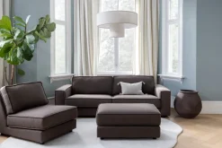 Loungestol brun - 74x95x79 cm