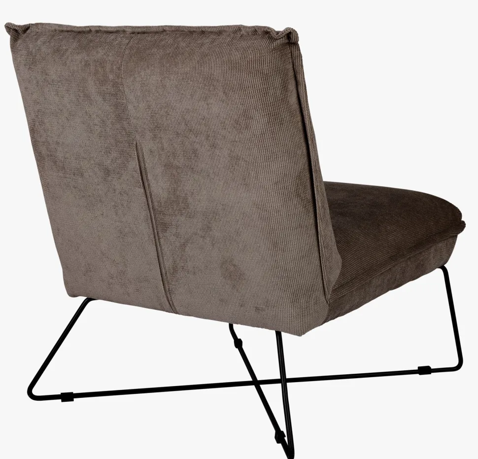 Loungestol lys brun - 72x83x82,5 cm