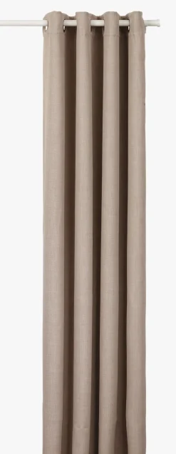 Lysdempende gardin beige - 140x160 cm