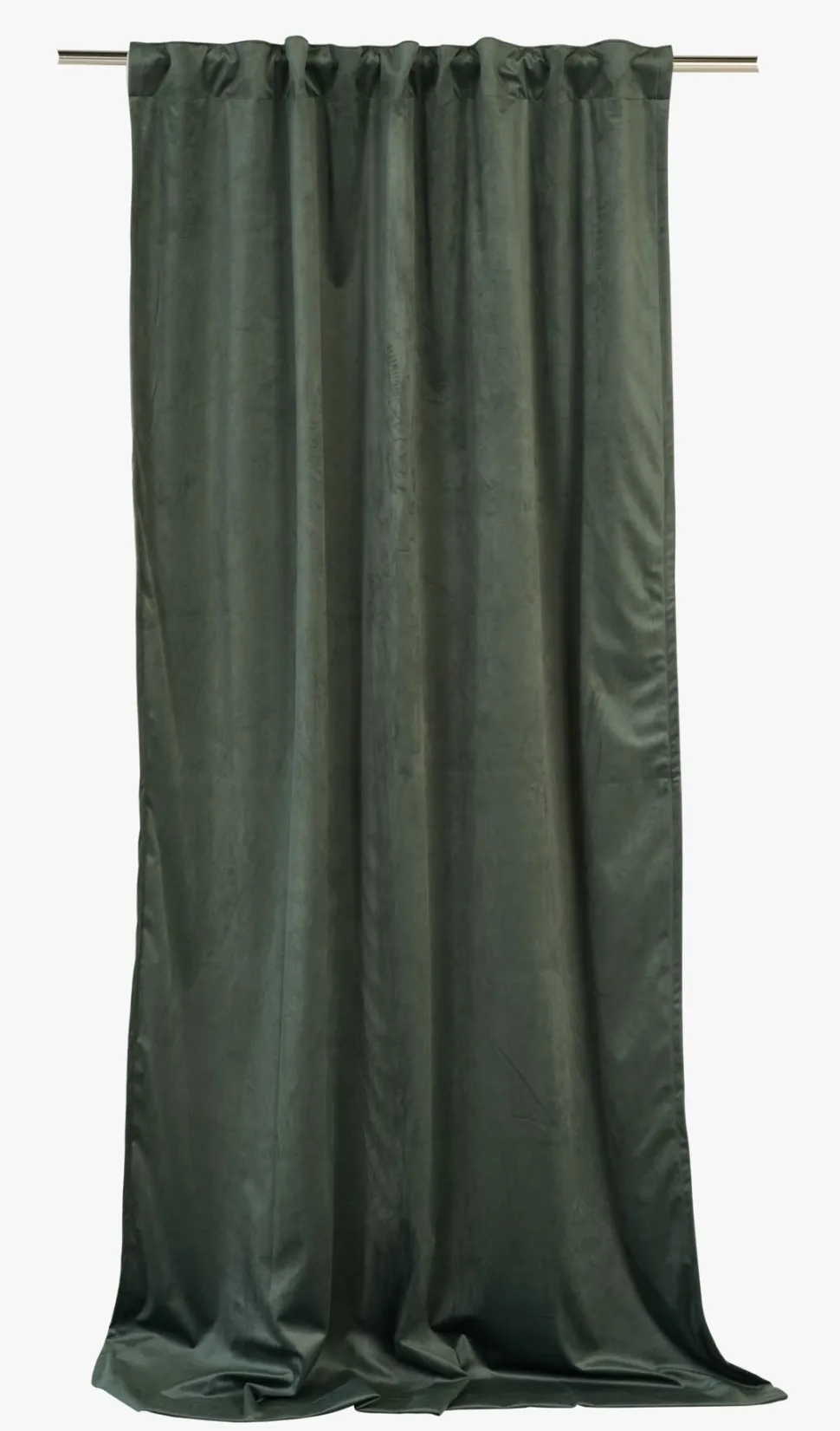 Lysdempende gardin grønn - 140x160 cm