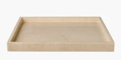 Lysfat beige - 23x23x3 cm