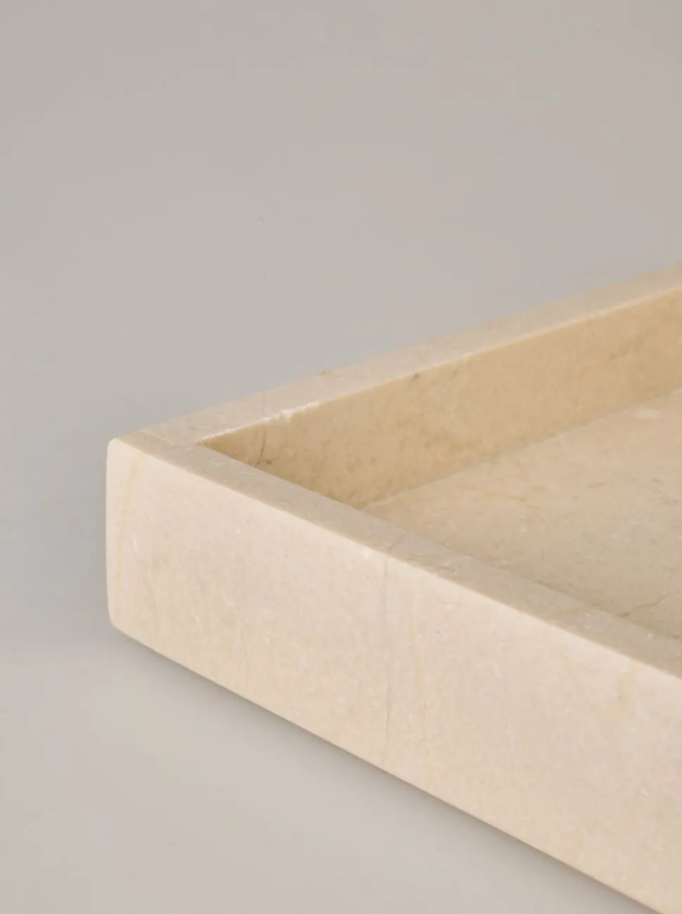 Lysfat beige - 23x23x3 cm