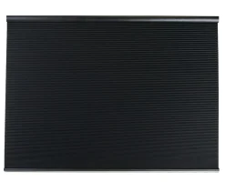 Lysfilt. dobbel plisségardin svart - 60x160 cm