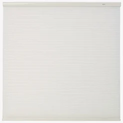 Lysfilt. dobbel plisségardin hvit - 60x160 cm