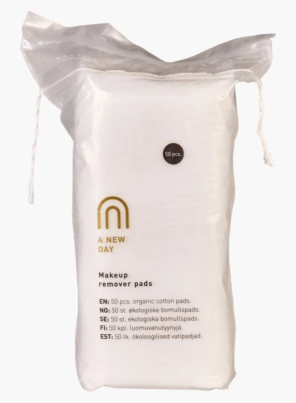 Make-up remover pads hvit - 8x15 cm