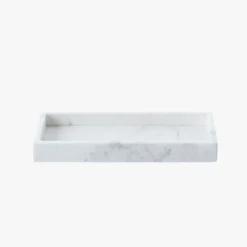 Marmor brett hvit - 11x22x3 cm