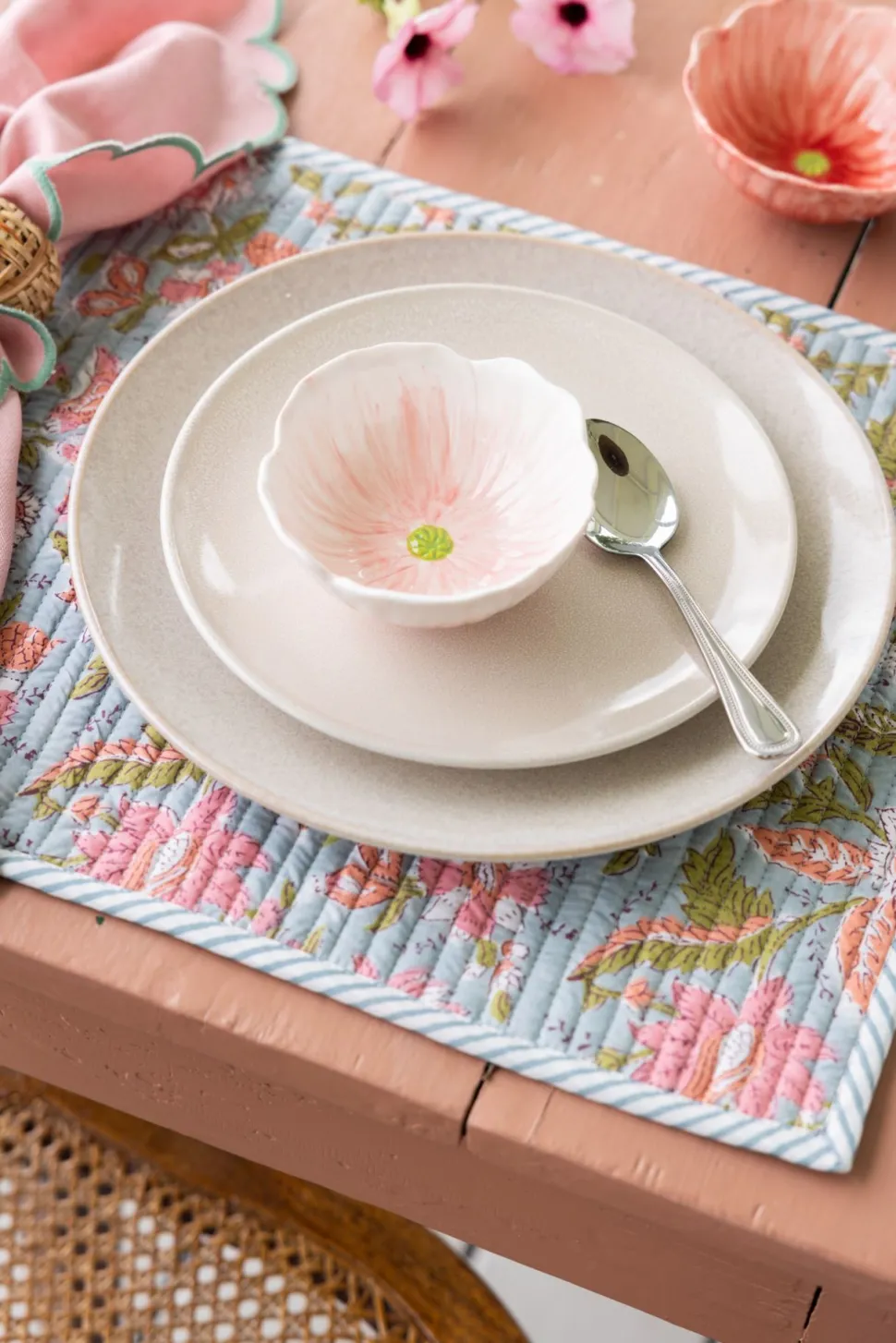 Middagstallerken lys beige - ø27,3 cm