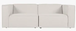 Modulsofa 2 deler m/armlene natur - 220x93x73 cm