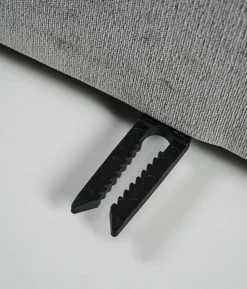 Modulsofa 2 deler m/armlene grå - 220x93x73 cm