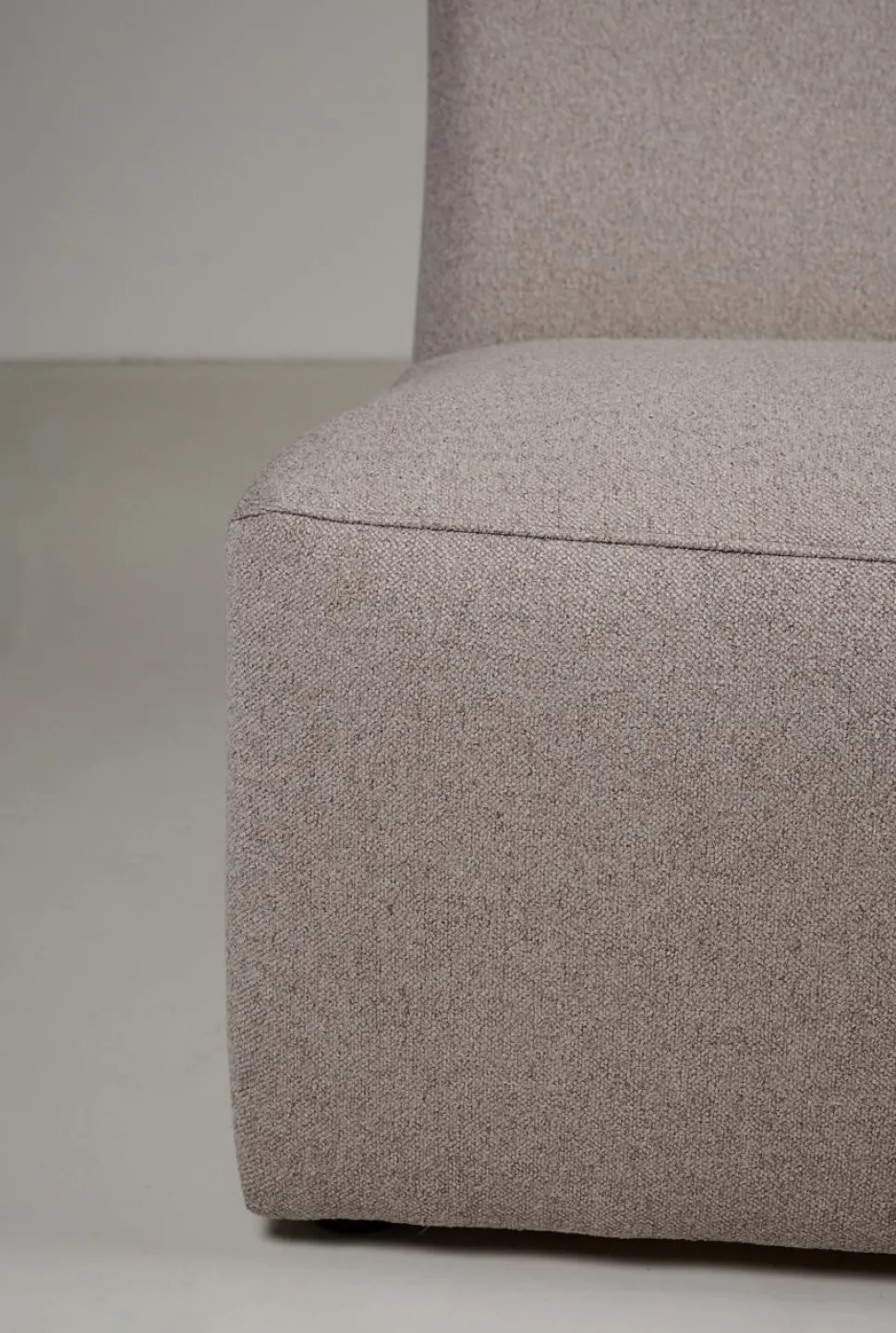 Modulsofa 1,5 seter m/armlene venstre beige - 110x93x73 cm