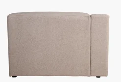 Modulsofa 1,5 seter m/armlene høyre beige - 110x93x73 cm