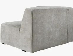 Modulsofa 1,5 seter m/armlene venstre grå - 110x93x73 cm
