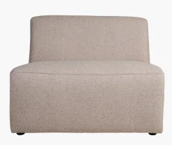 Modulsofa 1,5 seter uten armlene beige - 90x93x73 cm