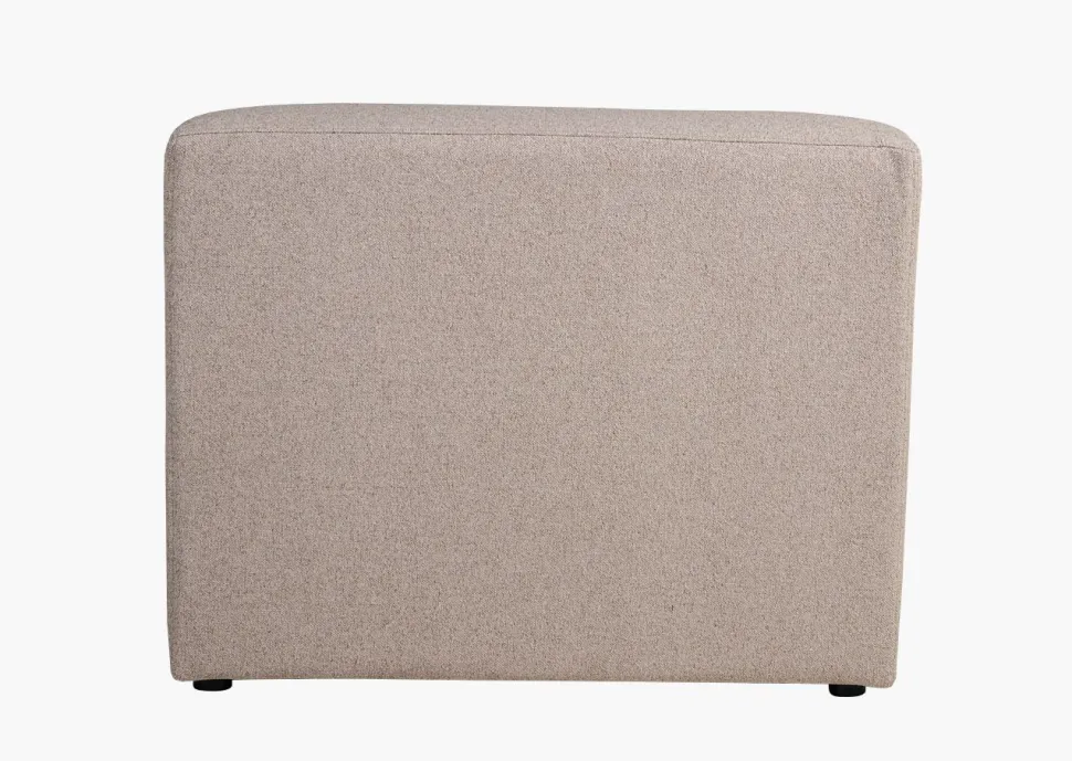 Modulsofa 1,5 seter uten armlene beige - 90x93x73 cm