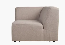 Modulsofa hjørne beige - 93x93x73 cm