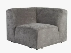 Modulsofa hjørne grå - 93x93x73 cm
