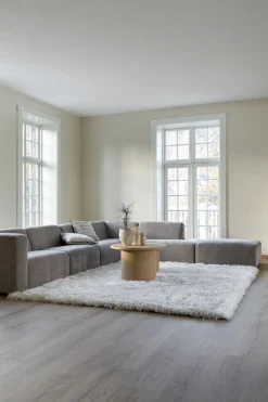 Modulsofa hjørne grå - 93x93x73 cm