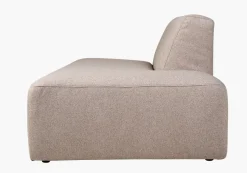 Modulsofa åpen ende høyre beige - 134x93x73 cm