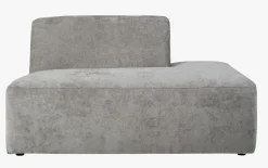 Modulsofa åpen ende høyre grå - 134x93x73 cm