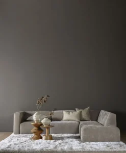 Modulsofa åpen ende høyre grå - 134x93x73 cm