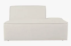 Modulsofa åpen ende høyre natur - 134x93x73 cm