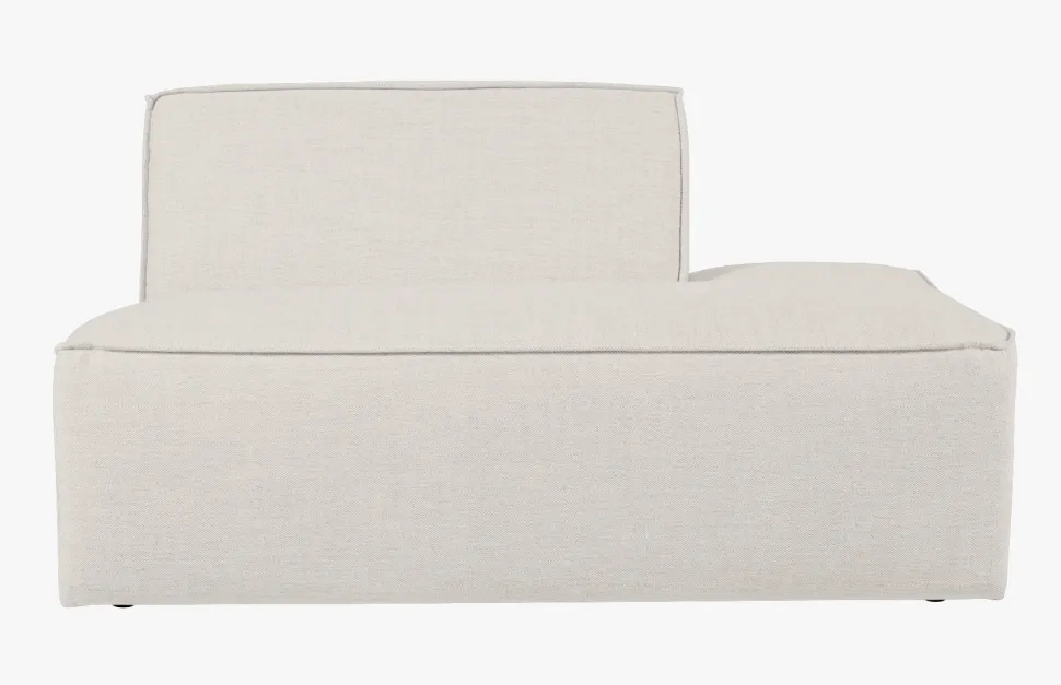 Modulsofa åpen ende høyre natur - 134x93x73 cm