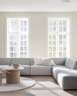 Modulsofa åpen ende høyre natur - 134x93x73 cm