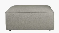 Modulsofa puff grå - 90x93x73 cm