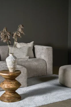 Modulsofa sjeselong venstre grå - 114x154x73 cm