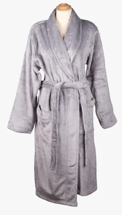 Morgenkåpe grå - L/XL