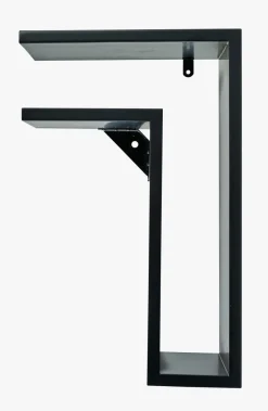 Nattbord venstre svart - 26x20x42 cm