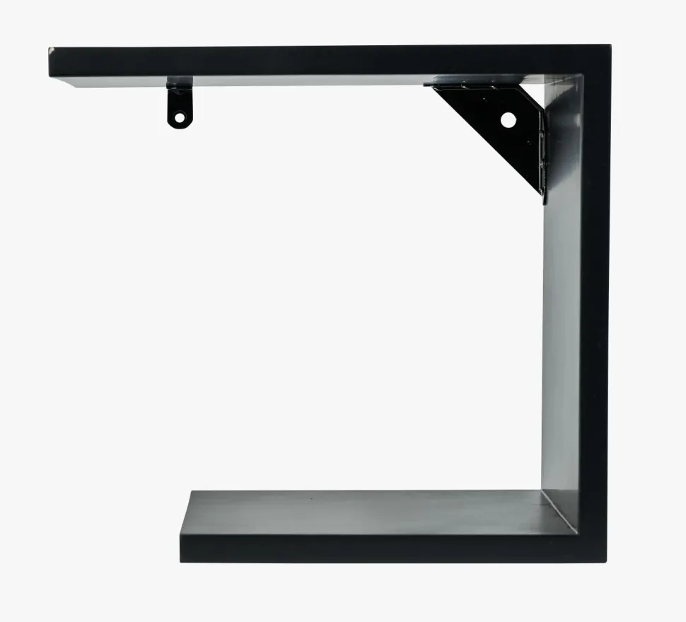 Nattbord venstre svart - 26x20x28 cm