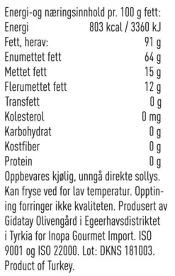 Olivenolje multi - 250 ml
