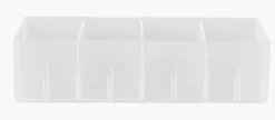 Oppbevaringsboks frostet - 29x11,7x7,5 cm