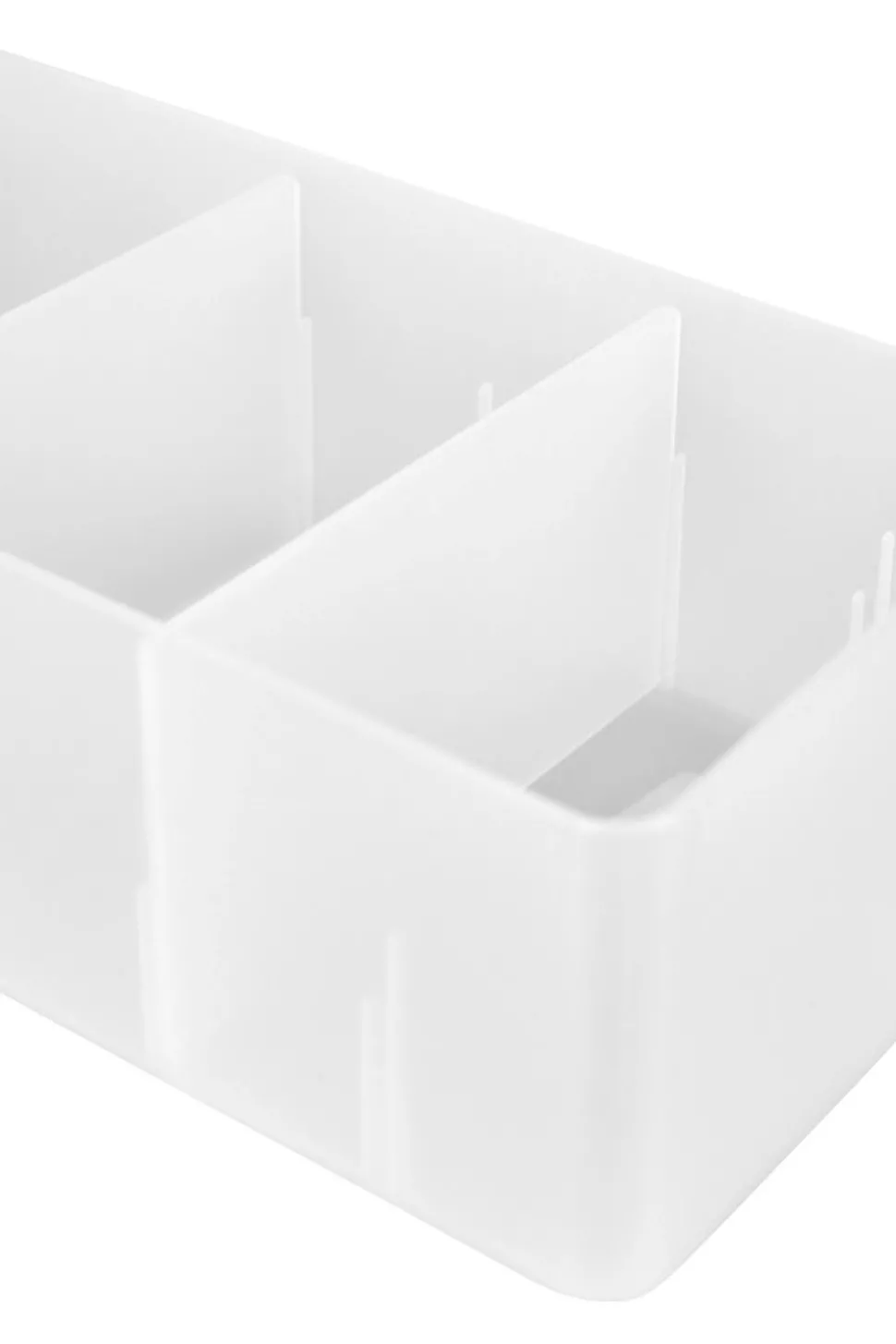Oppbevaringsboks frostet - 29x11,7x7,5 cm