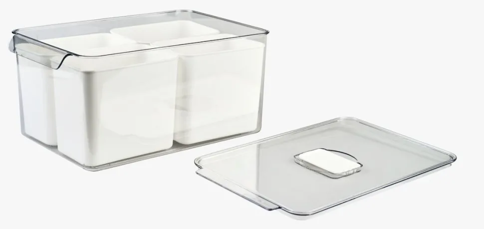 Oppbevaringsboks offwhite - 21x32,5x15,5 cm