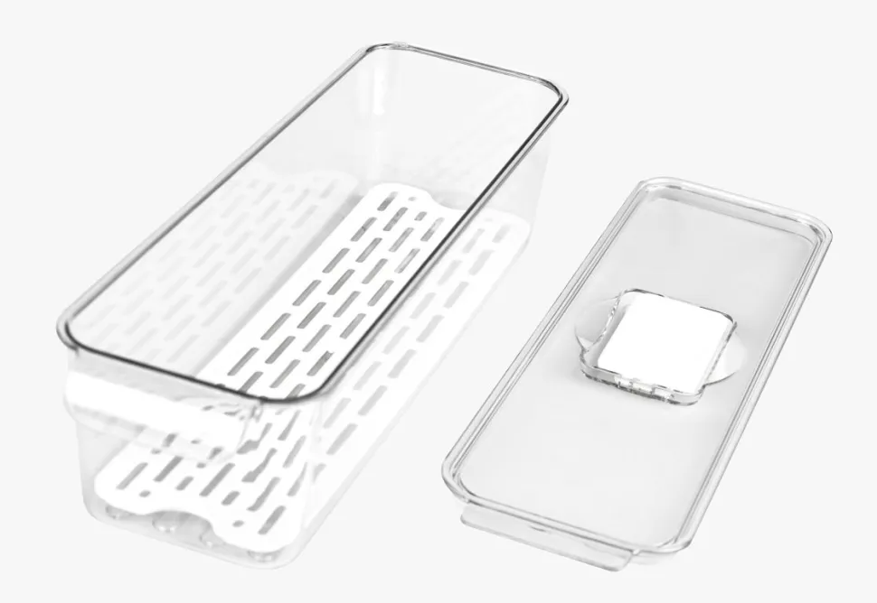 Oppbevaringsboks offwhite - 11x34x9 cm