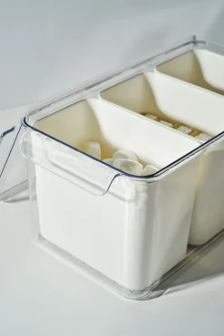 Oppbevaringsboks offwhite - 16x31,5x14,5 cm