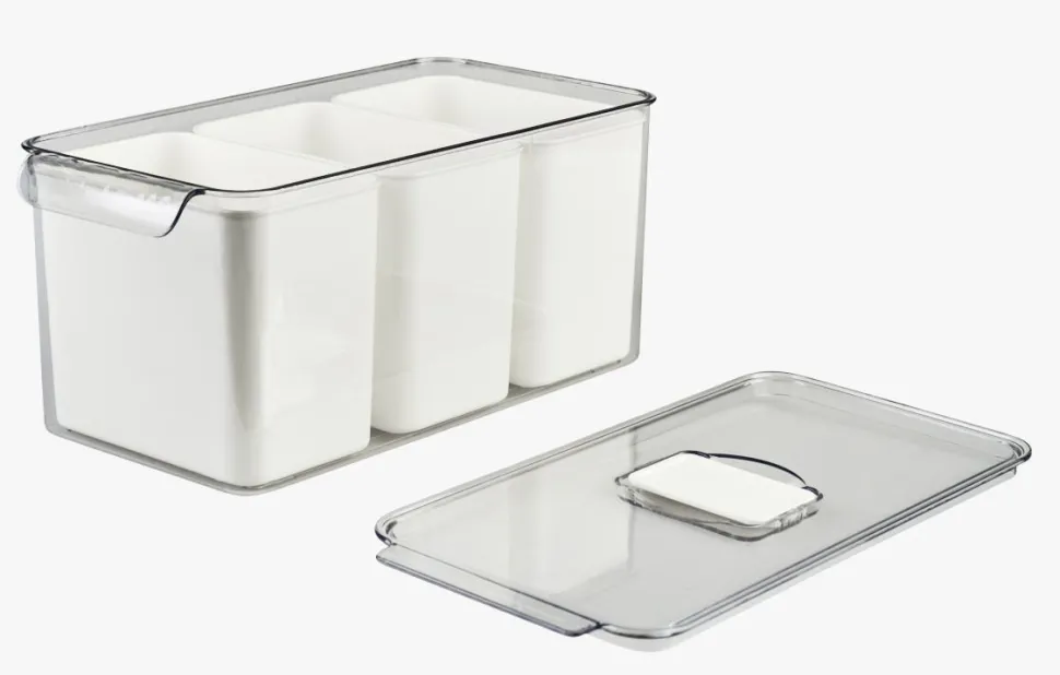 Oppbevaringsboks offwhite - 16x31,5x14,5 cm