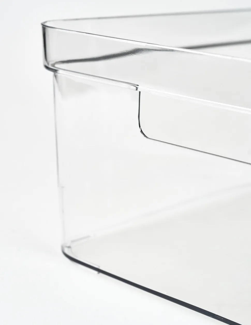 Oppbevaringsboks transparent - 17x26x12 cm