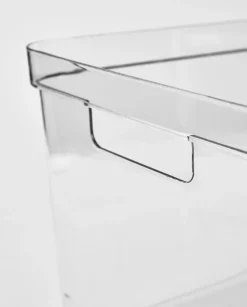 Oppbevaringsboks transparent - 17x26x12 cm