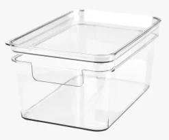 Oppbevaringsboks transparent - 17x26x12 cm