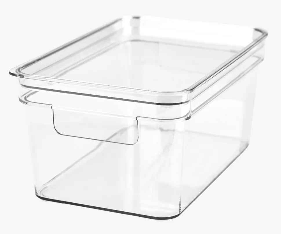 Oppbevaringsboks transparent - 17x26x12 cm