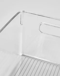 Oppbevaringsboks transparent - 22x29x17 cm