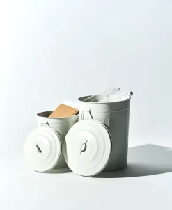 Oppbevaringsbøtte offwhite - 31,5x47 cm