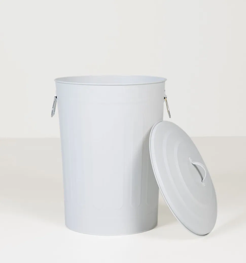Oppbevaringsbøtte offwhite - 31,5x47 cm