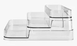 Oppbevaringsstativ transparent - 24,3x26,6x10,3 cm