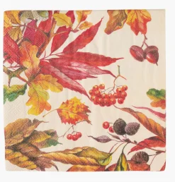 Papirservietter multi orange - 33x33 cm