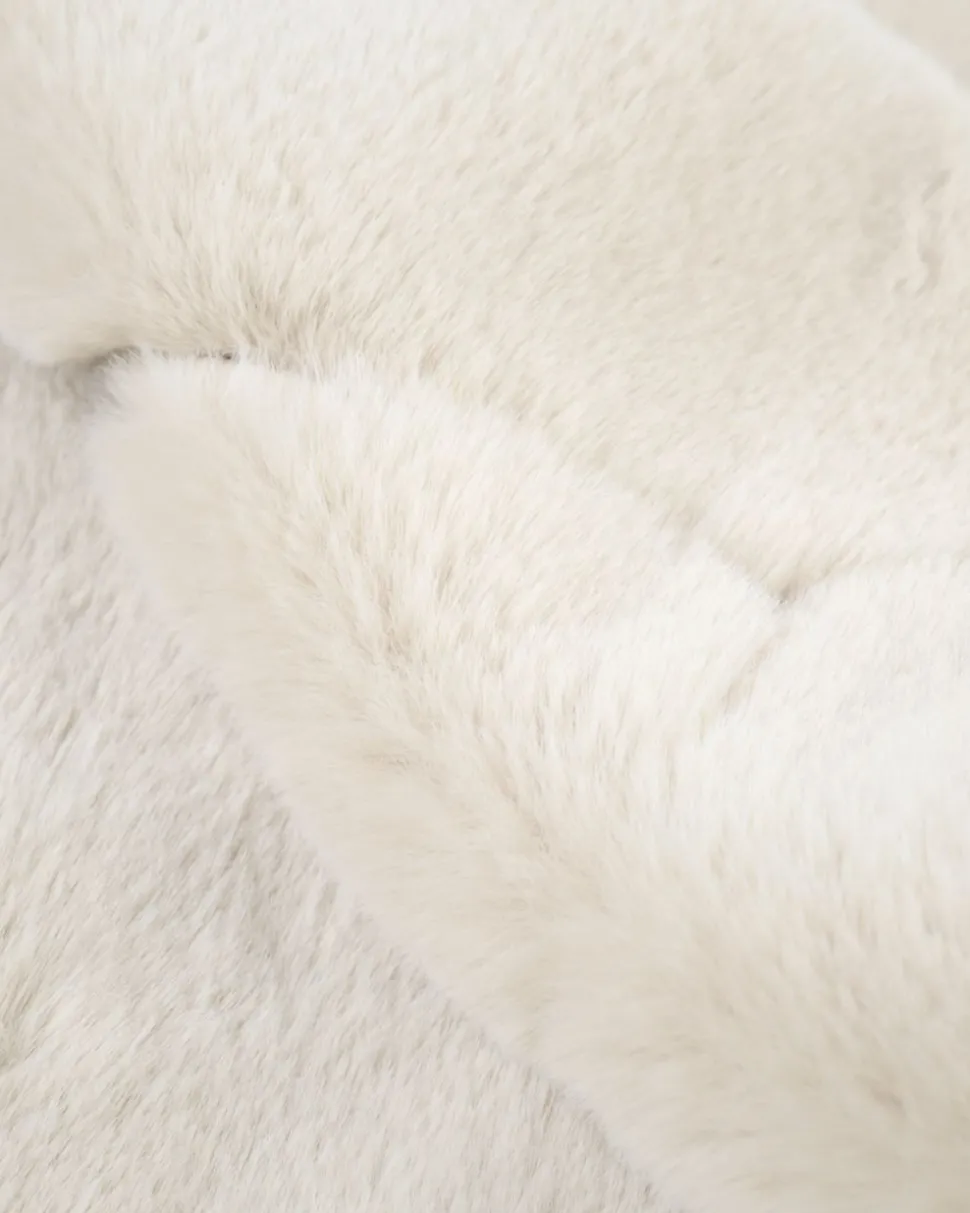 Pelspledd beige - 130x170 cm