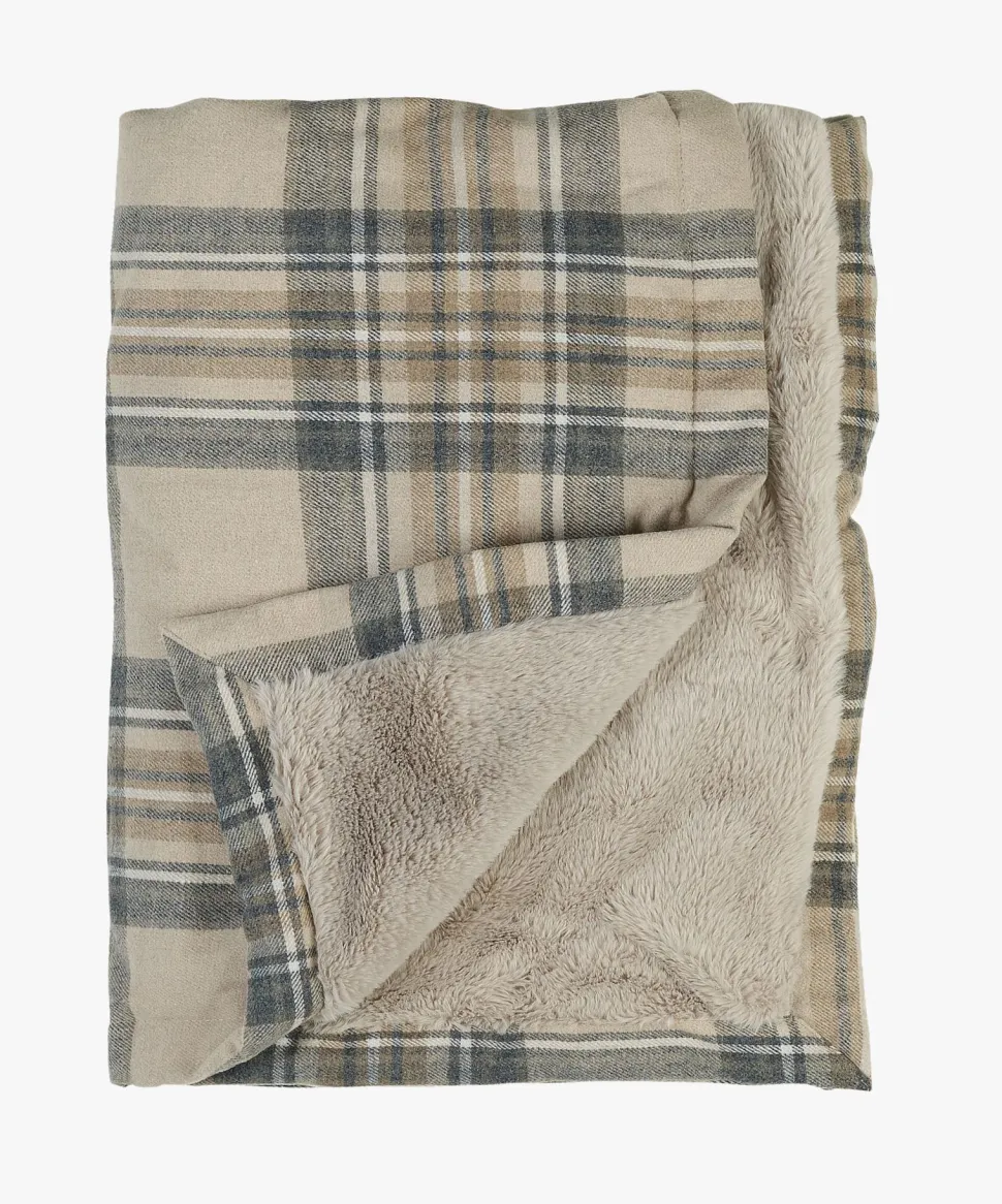 Pelspledd multi beige - 130x170 cm